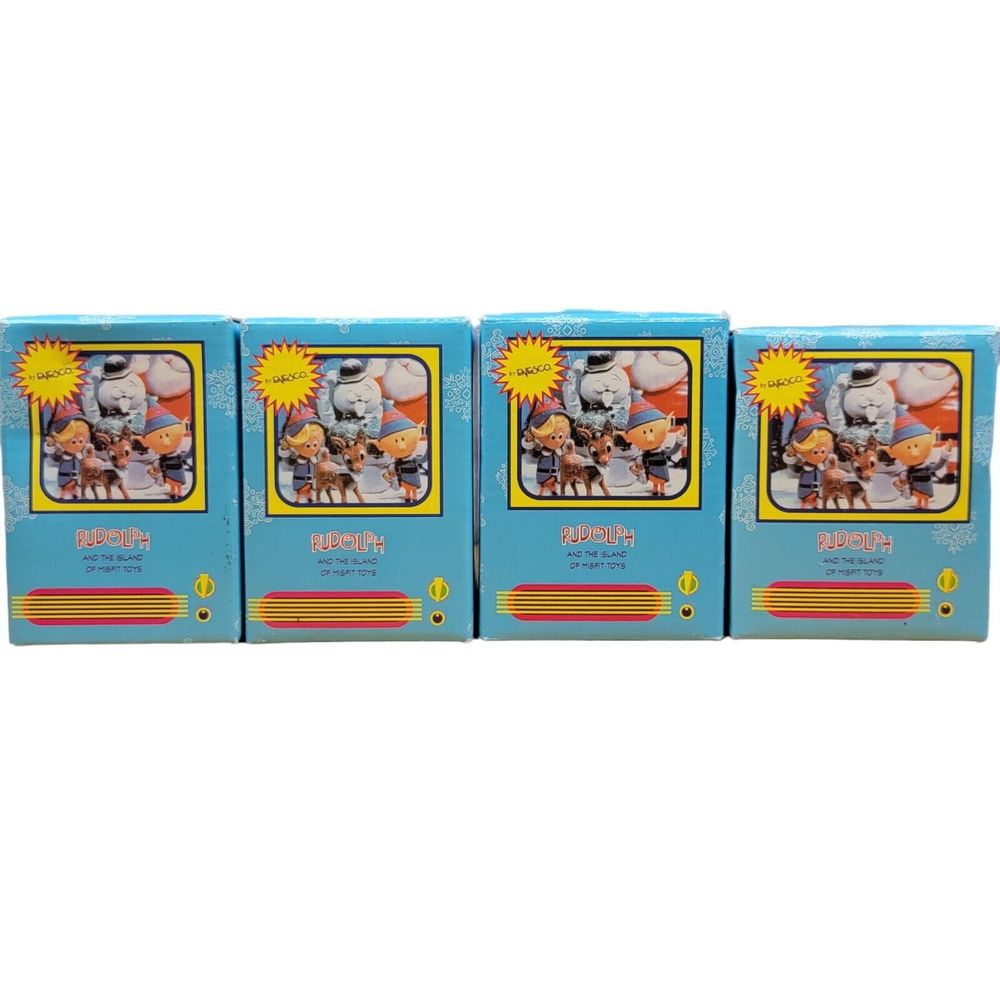 4 Enesco Mini Figures Sam Hermey Clarice Bumble from the Island of Misfit Toys